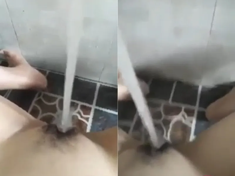 Bạn gái tự sướng cực mạnh với vòi nước